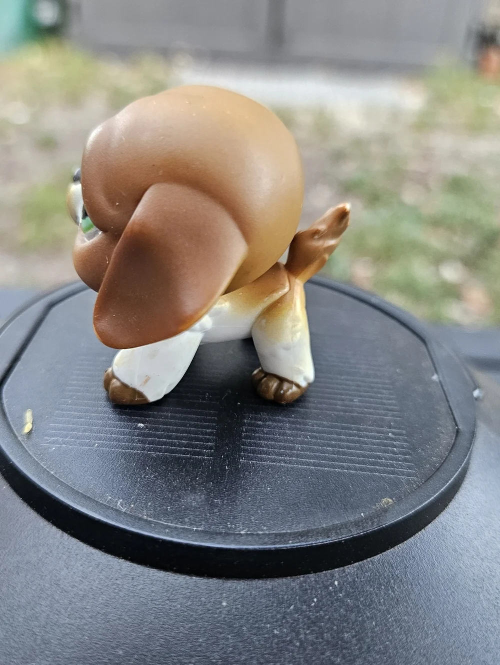 LPS Hasbro #335 Brown/White Saint Bernard Dog Green Eyes 2006 G1‎ Authentic